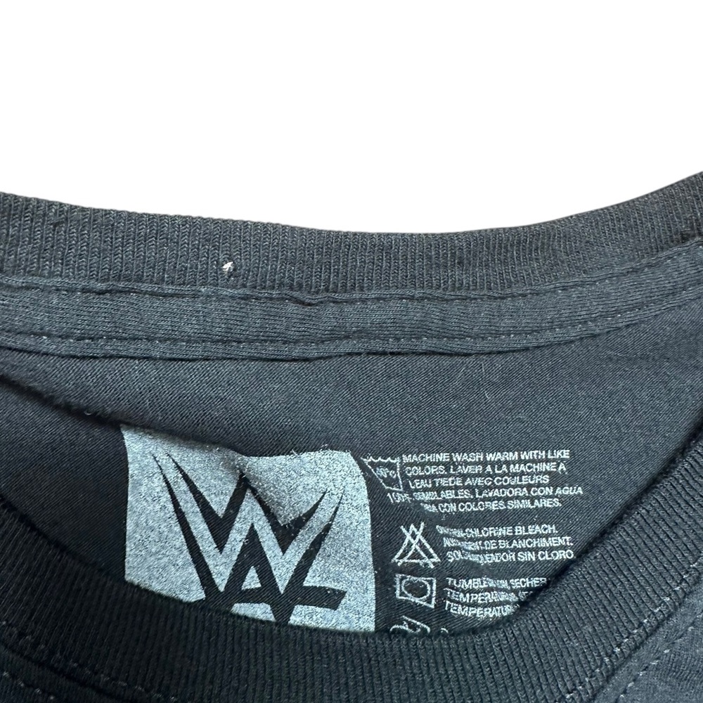 NEW | Men's WWE Black Liv Morgan Liv Forever Crew Neck 100% Cotton T-Shirt Sz L - Picture 5 of 5